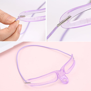 1 ensemble de gabarits de maquillage <span class=keywords><strong>pour</strong></span> <span class=keywords><strong>sourcils</strong></span> 8 en 1, <span class=keywords><strong>gabarit</strong></span> de <span class=keywords><strong>sourcils</strong></span> 3D avec stylo, bandeau <span class=keywords><strong>pour</strong></span> cheveux, pochoir de maquillage - Product Image 5