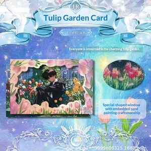 Tarjetas Coleccionables Personalizadas de Jiu Ka Cultural Creative Cardcaptor <span class=keywords><strong>Sakura</strong></span>, Segunda Edición, Exquisito Jardín de Tulipanes con Diosa de la Belleza - Product Image 3
