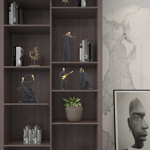 Nordic simple abstract music dance sculpture figure <strong>decoration</strong> homestay hotel wedding apartment Villa <strong>decoration</strong> - Product Image 3