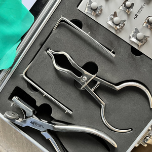 Obstacle dentaire en caoutchouc oral praticien examen sceau exercice ensemble d'outils poinçonnage plaque perforateur - Product Image 4