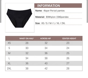 Intiflower 9815 XS-XL 比基尼下裤 4 层可水洗经期内裤 - 女式游泳经期泳衣内衣 - Product Image 6