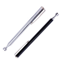 Outil de ramassage magnétique en fer robuste, tige télescopique, conception en forme de stylo, force d'aspiration réglable, outil de réparation de barres