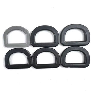 Fourniture directe usine – Accessoires de sac à dos et de bagages de luxe en plastique noir avec boucle en D et réglage à deux vitesses - Product Image 6