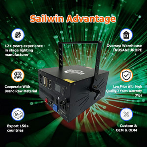 Sailwin Sfx 10w Led Rgb Animazione Laser per Spettacoli di Luci Matrimoniali, Fascio Laser per Palcoscenico DJ con Macchina del Fumo e Bolle, Proiettore per Matrimoni - Product Image 5