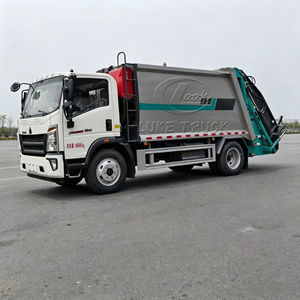 รถบรรทุกขยะอัดเม็ด Sinotruk Howo 4x2 12CBM ระบบไฮดรอลิก ยกท้าย รถบดอัดขยะ สำหรับเทศบาล  ลดราคาพิเศษ - Product Image 6