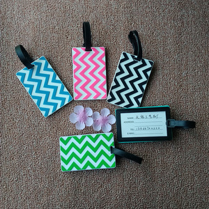 Étiquette de bagage en PVC à motifs animaliers 105x65mm avec sangle, design personnalisé en relief, pour sacs de vélo, sacs à dos, marqueur tendance pour cyclistes - Product Image 3