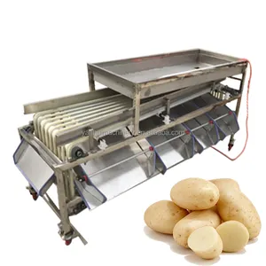 Wholesale round fruit and vegetable classifier machine ball fruit roller sorting machine rolling sorter for tomato