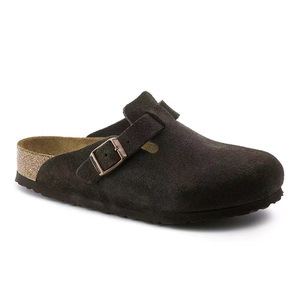 BK Pure Original Birken cuero corcho zapatillas hombres y mujeres doble botonadura dos chanclas Boken zapatos suelas gruesas para usar sandalia - Product Image 6