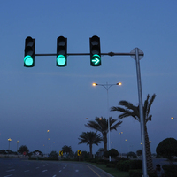Feux de signalisation routière LED personnalisables en aluminium de 350 mm, étanches IP53, de qualité ingénierie, pour une utilisation continue de 50 000 heures, pour la sécurité routière