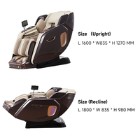Silla de Masaje Shiatsu Inteligente Profesional Zhouqi con Mecanismo 2D 3D, Carga Inalámbrica e Iones Negativos para el Bienestar Corporal Total