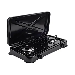 Customized High Quality Butane Gas Stove Stainless Steel Table Top Gas Cootops Camping Gas Stove 2 Burners
