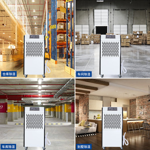 Déshumidificateur Commercial Réfrigérant avec Réservoir d'Eau de 5L, Capacité de 30-49,9 Pintes/Jour, Contrôle Automatique par Hygrostat, Commande Électronique - Product Image 3
