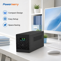 Alimentation sans interruption (ASI) 1200VA 720W pour bureau à domicile, 230Vac 50Hz, avec régulateur de tension automatique (AVR) et batterie au plomb-acide, pour ordinateur de bureau, routeur, serveur – Sûre et fiable