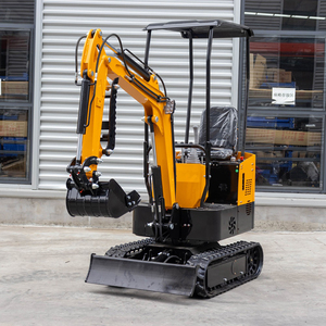 Miniescavatore con Braccio Orientabile da <span class=keywords><strong>1</strong></span> Tonnellata, Motore PLC, Riduttore ad Alta Efficienza, Escavatore per Costruzioni con Cingoli in Gomma, <span class=keywords><strong>1</strong></span> Anno di Garanzia sul Cuscinetto - Product Image 3