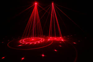 <span class=keywords><strong>4</strong></span>-in-1-Effekt LED-Bühnenlicht mit Fernbedienung, Lautsprecherbeleuchtung für Disco, Party, Club, Bar, DJ-Show, Bühnenbeleuchtung - Product Image 3