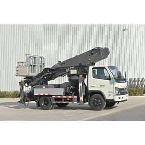 במת הרמה דיזל קטנה חדשה של מותג JIUHE עם זרוע טלסקופית, תקן יורו 6, לתחזוקה בגובה רב בחוץ - Product Image 4