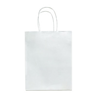 Sacs d'emballage de cadeau bougie de luxe avec logo personnalisé avec papier couché recyclé impression UV poignées plates respectueuses de l'environnement