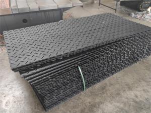 แผ่นพลาสติกโพลีเอทิลีน HDPE สำหรับงานหนัก สำหรับปูพื้น<span class=keywords><strong>รถ</strong></span>ยนต์สีดำ แผ่นป้องกันพื้น แผ่นปูพื้นชั่วคราว - Product Image 2