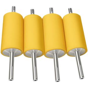 Roda Omnidirectional Berlapis <span class=keywords><strong>PU</strong></span> dengan Pulley Nylon, Roda Karet, <span class=keywords><strong>Roller</strong></span> Silikon, <span class=keywords><strong>Roller</strong></span> Tanpa Tenaga yang Dapat Disesuaikan - Product Image 6