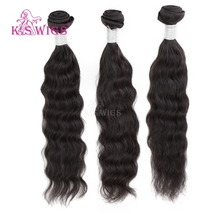 K.S WIGS Extensions de cheveux humains Remy 8A 10A 12A, Ondulation profonde, Double tirage, Double trame machine, en paquets - Product Image 2