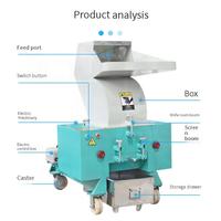 Broyeur de plastique PE PP PVC PET, petite machine de recyclage, déchiqueteuse de plastique, broyeur, machine de concassage