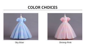 Abito da sera per ragazze adolescenti festa di compleanno da principessa per ragazze e ragazze <span class=keywords><strong>vestito</strong></span> da sera <span class=keywords><strong>lungo</strong></span> e bellissimo modello per ragazze 5-15 anni - Product Image 6