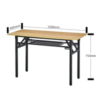 Prix usine support de bureau pliant bureau d'étude table de conférence table de formation montage facile bureaux d'ordinateur