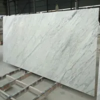 Lucido tavolo da pranzo in marmo bianco carrara lastra con il prezzo di fabbrica