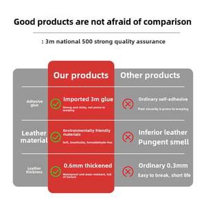 3M Autocollants en tissu auto-adhésif en <span class=keywords><strong>cuir</strong></span> pour la réparation de sièges de canapé Autocollants pour la rénovation de l'intérieur de la <span class=keywords><strong>voiture</strong></span> Chaussures Vêtements Anti-Pu - Product Image 4