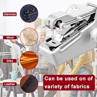 Mini-Machine électrique portative et manuelle sans fil, idéale pour couture, points rapides