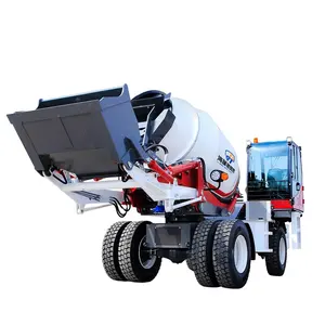 Hr Mobile Self Loading Concrete Mixer para la venta para 91kw Proyecto de construcción de ingeniería Camión MEZCLADOR DE CARGA AUTOMÁTICA