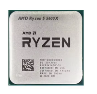 Processeur de bureau 5600X 6 cœurs 12 threads 3,5 GHz 65W 3e génération AMD avec GameCache CPU d'occasion