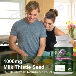 Vitahealthy OEM/ODM nhãn hiệu riêng nhà máy cung cấp cây kế sữa viên nang với bồ công anh gốc cho sức khỏe cơ thể trục xuất của độc tố - Product Image 5