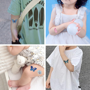 สติกเกอร์สักลายผีเสื้อชั่วคราว สีสันสดใส กันน้ำ สำหรับเด็ก ตกแต่งร่างกาย ใช้สำหรับงานปาร์ตี้ งานเทศกาล ระดับมืออาชีพ - Product Image 5