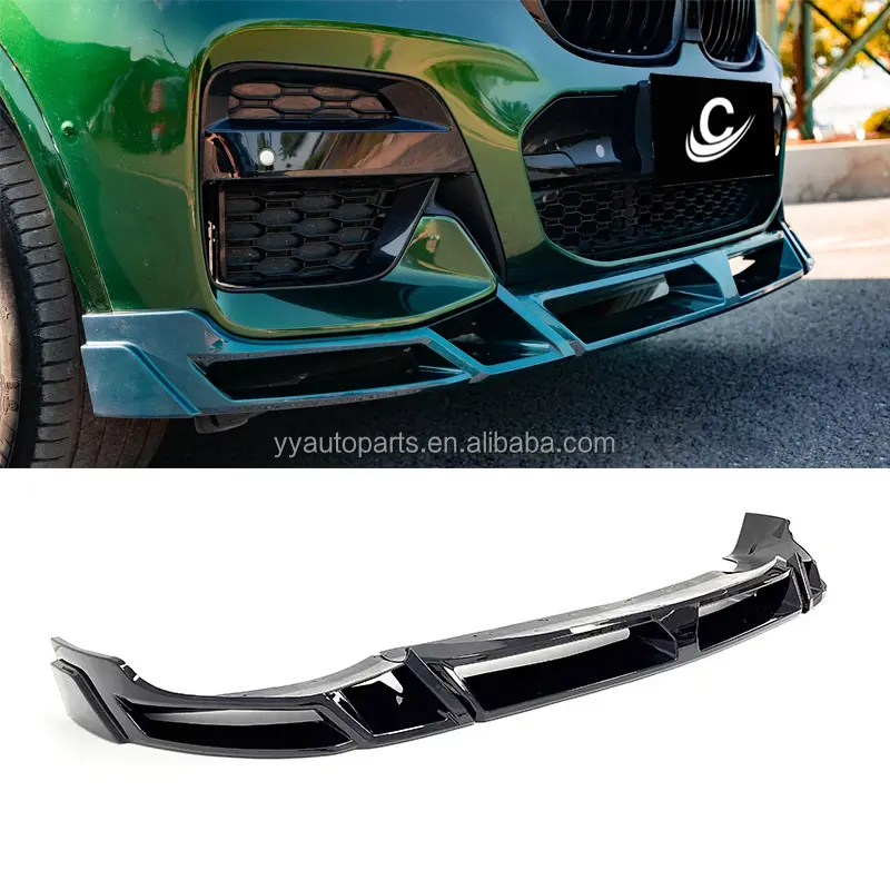 For Bmw X3 G01 X4 G02 Front Lip 14-19y Thunder Style PP Material Car Accessory kit