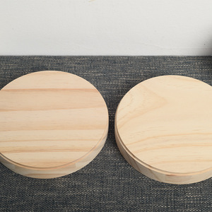 Round <b>Wooden</b> <b>Blocks</b> Pine Wood Natural Color Multi Size Solid Wood Craft Model Material Modern Simple Style - Product Image 4