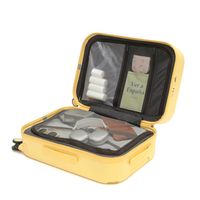 Surface vierge adaptée à la conception personnalisée des bagages ensemble de valise léopard 4 pièces valise à bagages en fibre de carbone