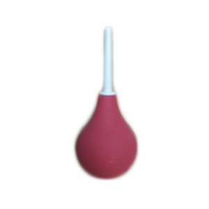 Medische 89mlc Type Sferische Rode Siliconen Klysma Zacht Rubber Materiaal Klysma - Product Image 1