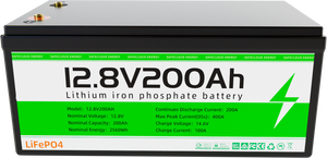 แบตเตอรี่โซลาร์เซลล์แบบชาร์จได้ 25.6V 100AH 200AH สำหรับขายส่ง ระบบจัดการแบตเตอรี่ (BMS) แบบ Deep Cycle ชนิด Solid State LiFePO4  ทนอุณหภูมิ -20-60 องศาเซลเซียส - Product Image 3