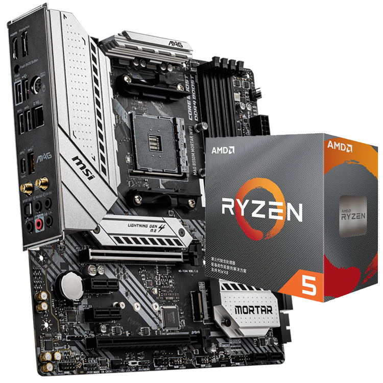 CPU Ryzen9 3900X 32GB MSI B550M MOTAR WIFI MSI MAG B550M MORTAR AMD AM4 DDR4 CF Lightning Gen 4 M.2 USB