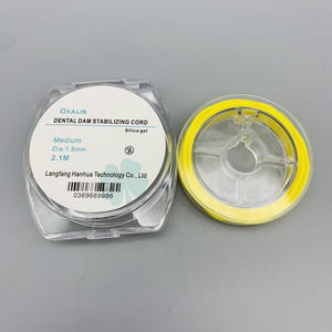 Materiale in Silicone morbido filo di cuneo barriera in gomma siliconica dentale può essere utilizzato per fissare Gap lunghezza 2.1M grado medico ad alta temperatura - Product Image 1