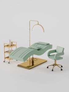 Cómoda Cama para Extensión de Pestañas Multicolor Reclinable para Salón de Belleza y Spa - Product Image 6