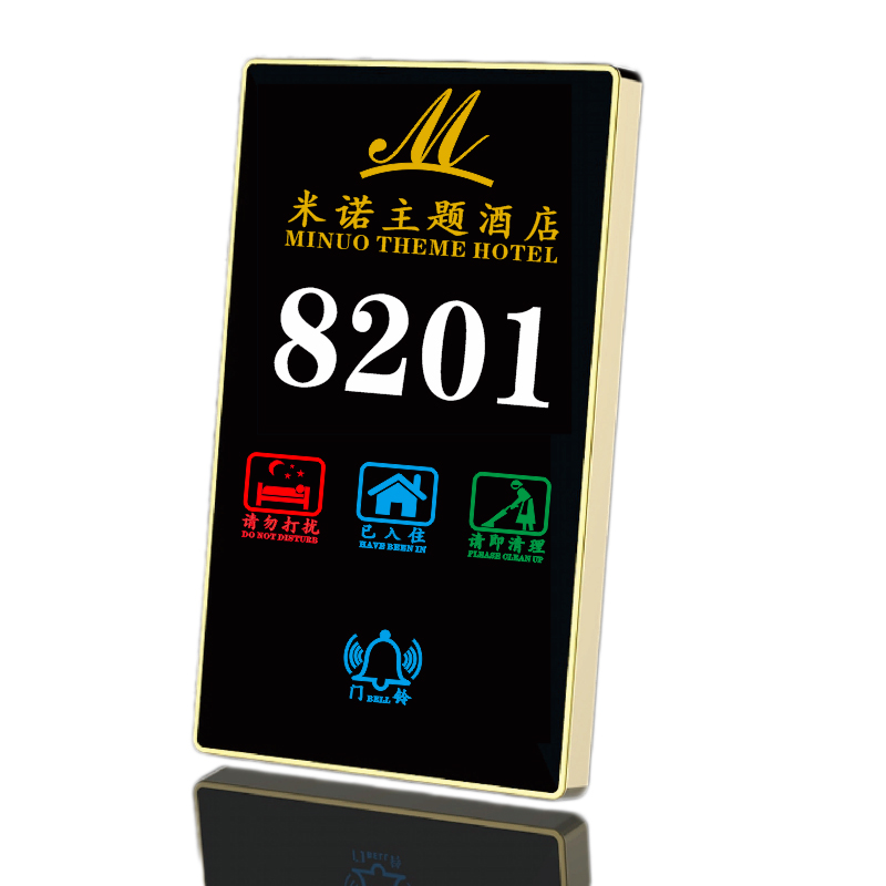 Электрический внешний номер для номера в отеле, Электронная табличка для входной двери