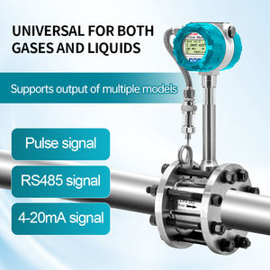 Débitmètre <span class=keywords><strong>Vortex</strong></span> DN150 4-20mA RS485 Pulse 1.0% Précision Eau Gaz Vapeur Oxygène Liquide Mesure du Débit Compensation de Température - Product Image 5