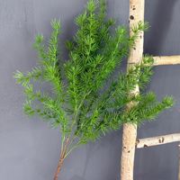 Bruiloft groen-thema bos-stijl zacht gestructureerde geëmbosseerde 3D-geprinte kunstmatige groen- en bloemenarrangementen