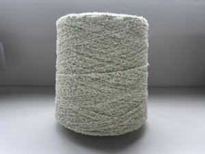 新成裕ループヤーン（BCIコットン72％、リサイクルポリエステル28％）染色済み1/2NMカウント手編みサステナブルセーター、スカーフ、ベビー向け - Product Image 2