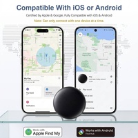 Traceur GPS intelligent anti-perte, double système, étanche, compatible avec les téléphones iOS et Android, fonctionne avec Apple Find My et Android Find Hub