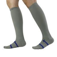 Chaussettes de course professionnelles pour hommes Gym Deadlift Chaussettes de compression athlétiques