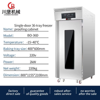 Armoire d'épreuvage multifonctionnelle 36 plateaux pour pain de boulangerie Farine de lait de maïs Retardateur de pâte à sucre Fermentation pour pain croissant