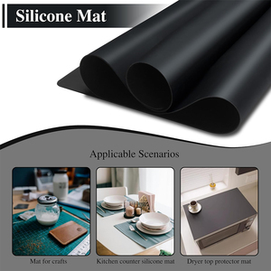 Tapis en silicone multifonctionnel personnalisé en usine, tapis de cuisson en silicone résistant à la chaleur, tapis en silicone pour comptoir de cuisine - Product Image 6